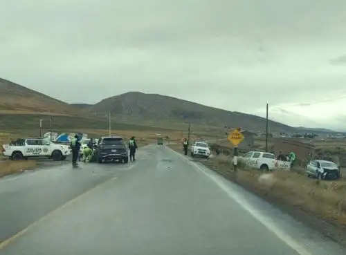 Dos muertos y tres heridos dejó el choque de dos vehículos en la carretera Central, en el tramo La Oroya-Pasco, a la altura de la provincia de Junín. ANDINA/Difusión