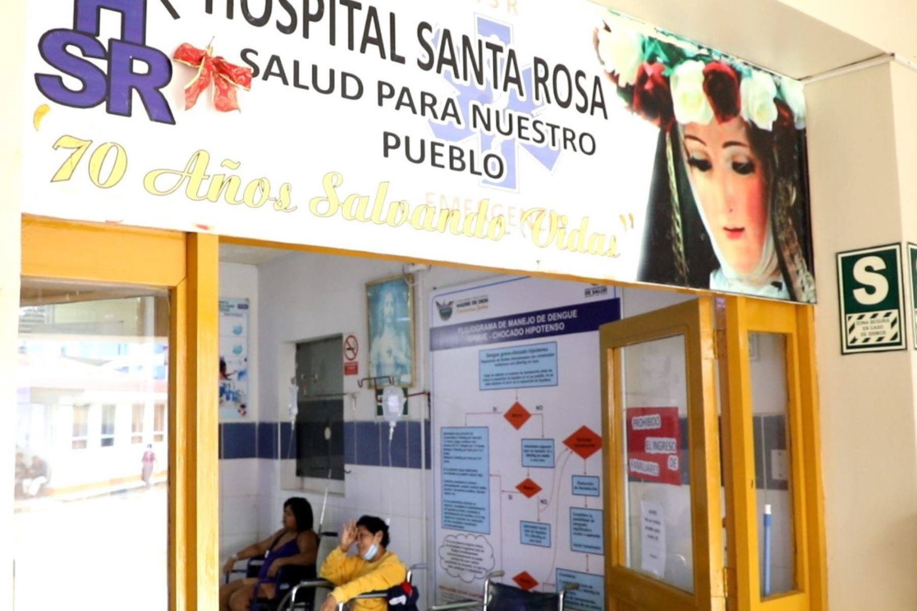 En el Hospital Santa Rosa de Puerto Maldonado ha disminuido el número de pacientes internados por el dengue. Foto: ANDINA/Minsa
