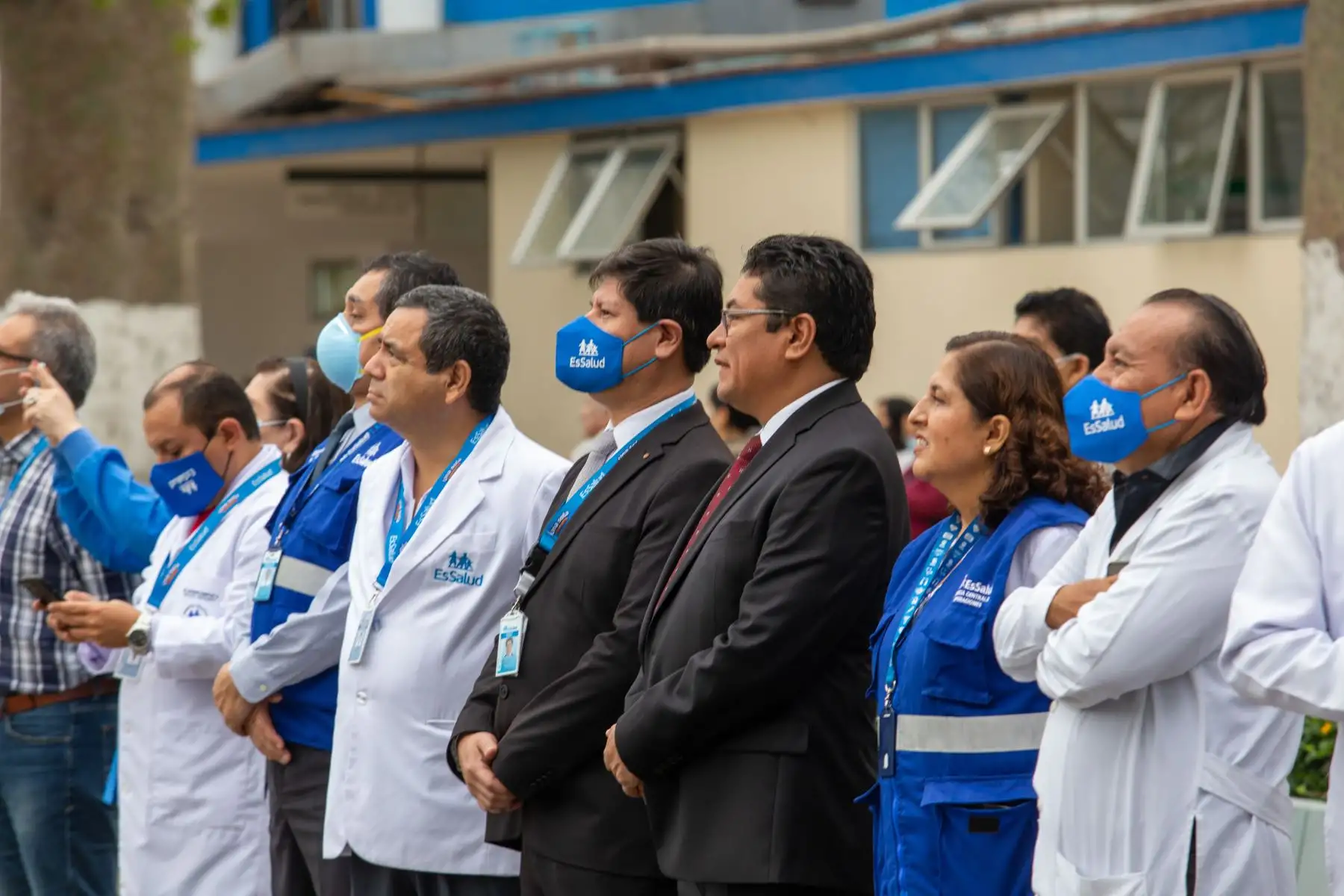 El presidente ejecutivo de EsSalud, Dr. Arturo Orellana Vicuña, supervisó la llegada de los órganos al Hospital Nacional Edgardo Rebagliati Martins e invocó a la población a reflexionar sobre la decisión de ser donante de órganos y comunicarlo a nuestros familiares.
Foto: ANDINA/EsSalud