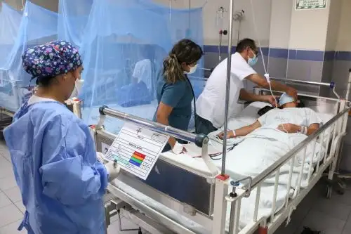Minsa refuerza la capacidad de respuesta de los servicios de salud para atender a pacientes con dengue. Foto: Minsa.