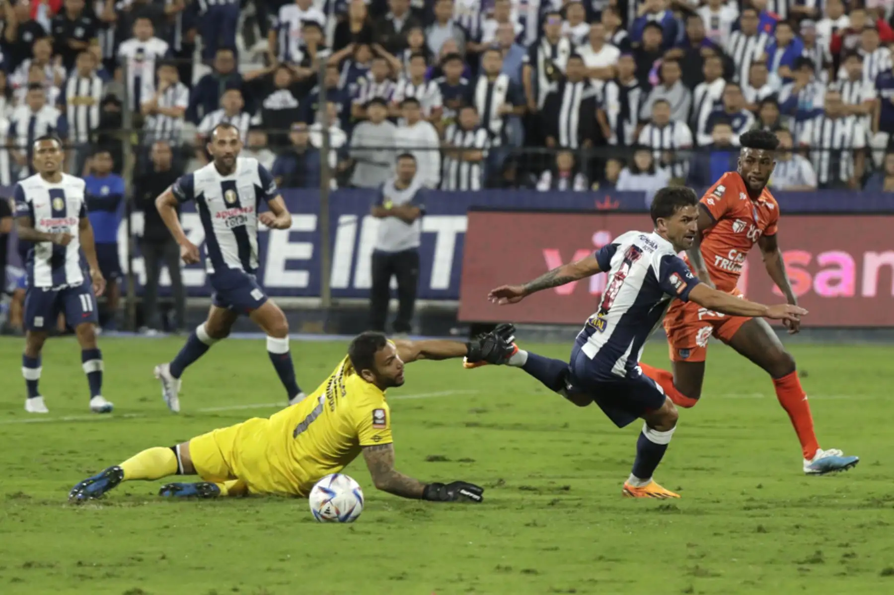 Alianza Lima derrotó por dos goles a cero a la César Vallejo con goles de Bryan Reyna y Aldair Rodríguez por la Liga 1.

Foto: ANDINA/Juan Carlos Guzmán