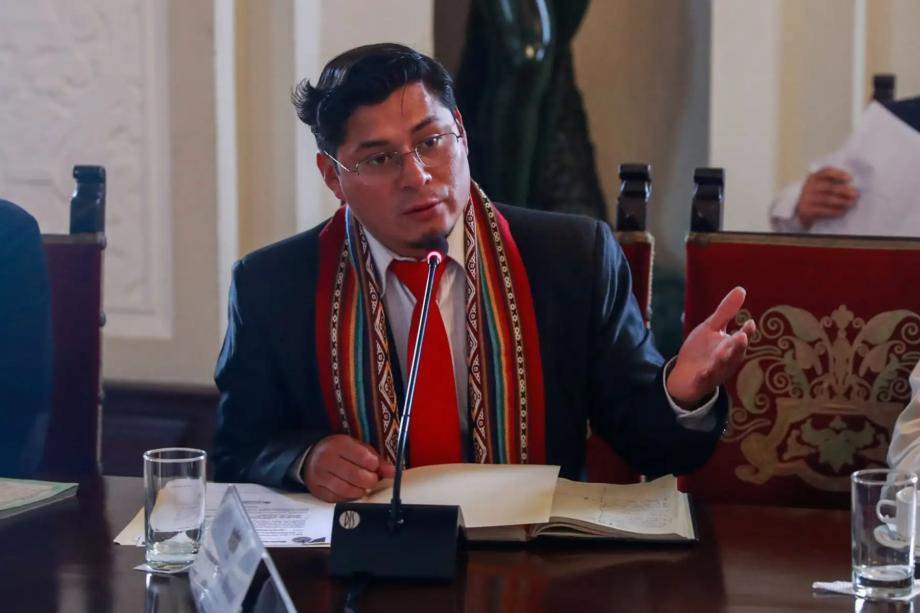 Presidenta Dina Boluarte se reunió con alcaldes de la regiones de Apurímac y Ayacucho.
Foto:ANDINA/Prensa Presidencia