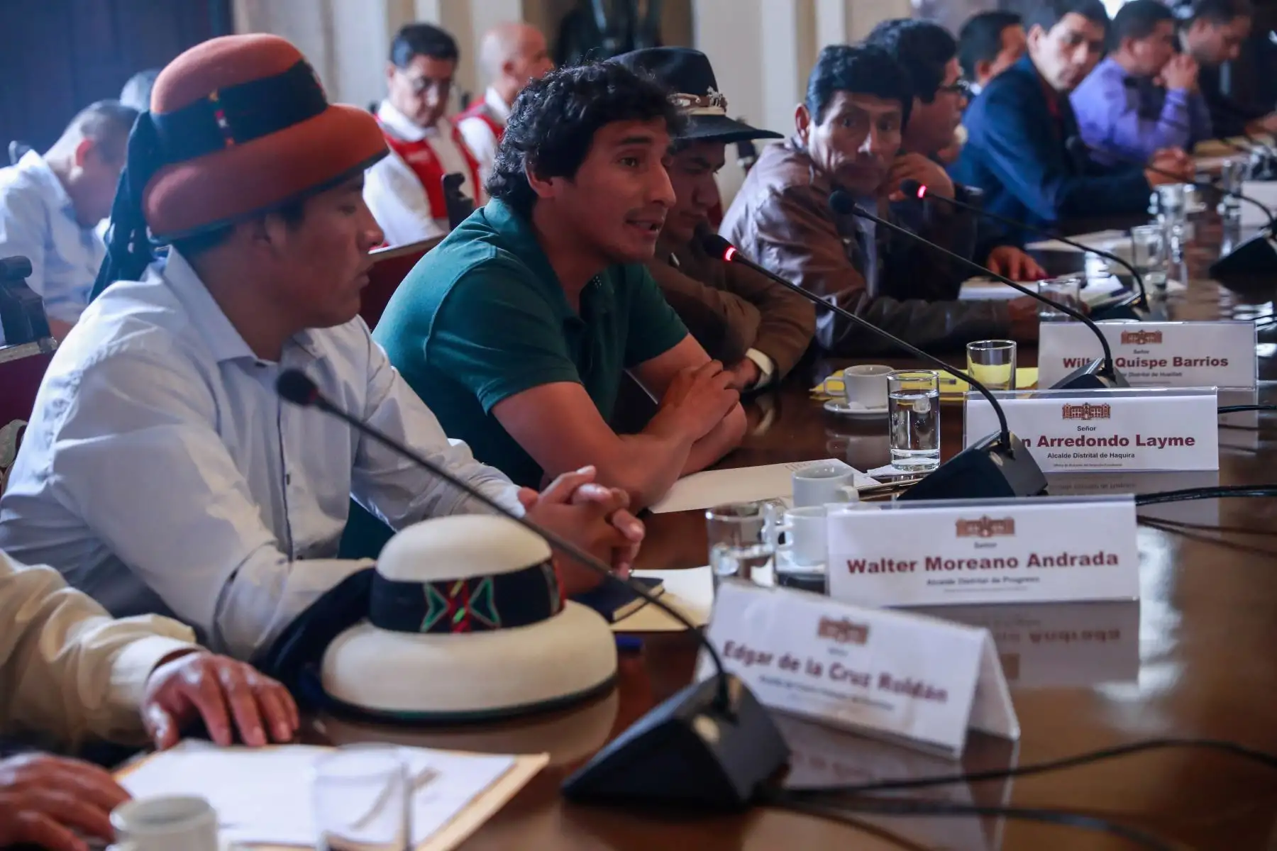 Presidenta Dina Boluarte se reunió con alcaldes de la regiones de Apurímac y Ayacucho.
Foto:ANDINA/Prensa Presidencia