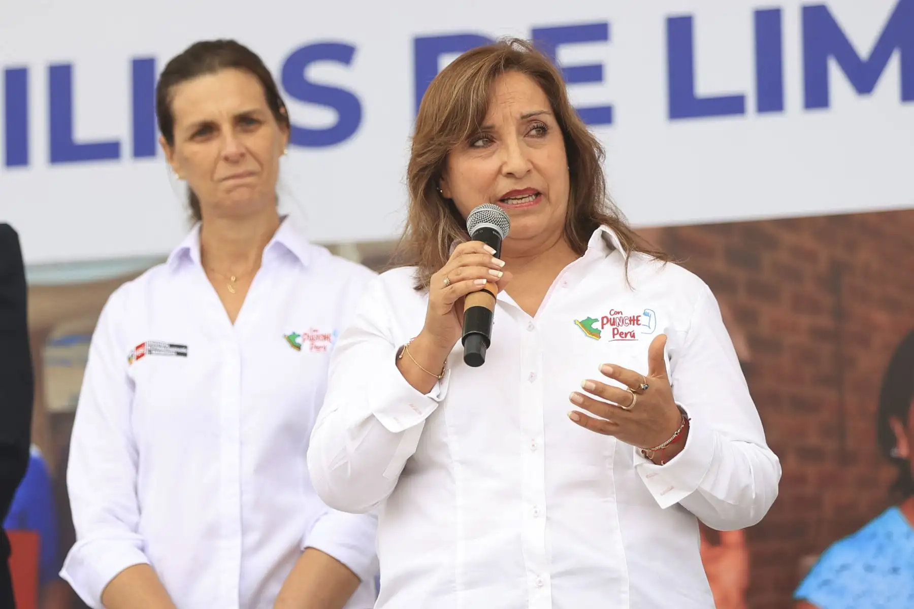 Presidenta Dina Boluarte participa en ceremonia de entrega de 4781 títulos de propiedad de vivienda y equipamiento urbano para Lima Metropolitana y Callao.
Foto:ANDINA/Prensa Presidencia