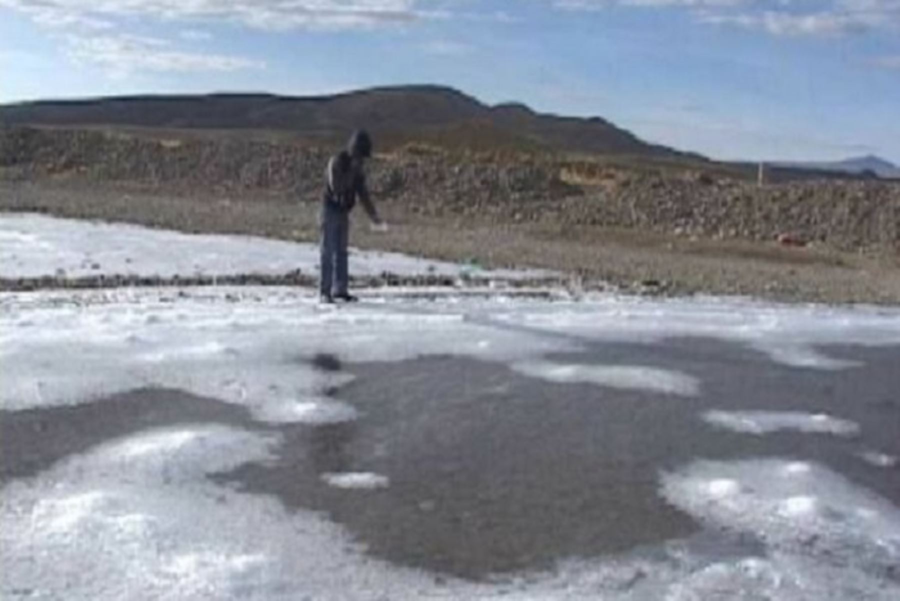 Se espera 16 °C bajo cero en zonas andinas de la sierra sur, pronosticó el Senamhi. Foto: ANDINA/difusión.