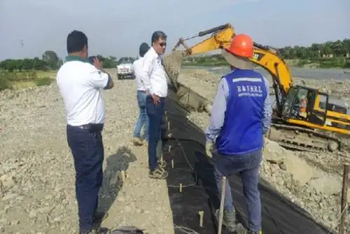 Familias agrícolas de las regiones de La Libertad y Cajamarca cercanas al río se beneficiarán con trabajos de enrocado y construcción de diques.