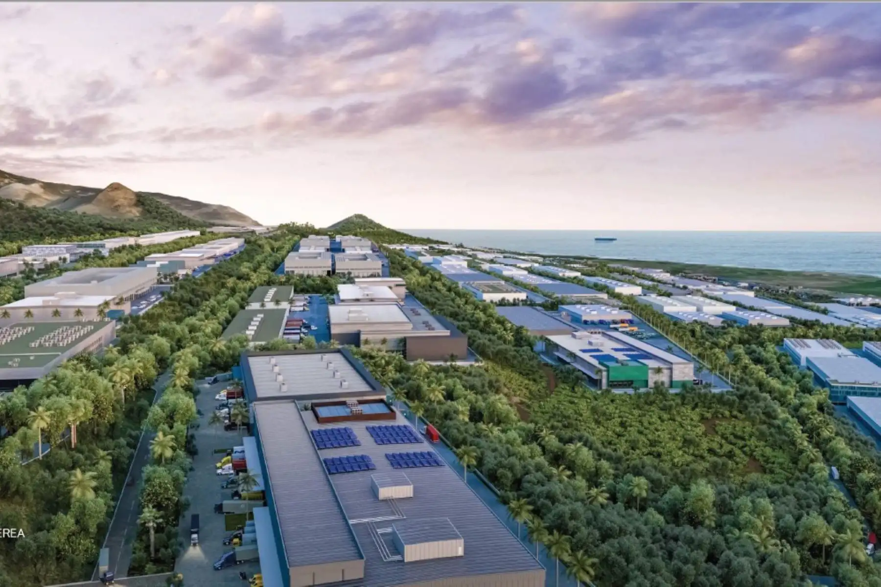 Nuevo parque industrial, Chancay Park,  aumenta las expectativas de crecimiento económico y desarrollo tecnológico.    ANDINA/Difusión