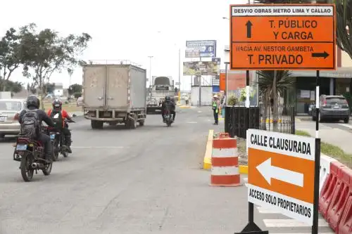 Este lunes 20 de noviembre se inicia un plan de desvío vehicular en la av. Elmer Faucett por la construcción de las estaciones Canta Callao (E4-2) y Bocanegra (E4-3) y de tres pozos de ventilación del proyecto Así será el desvío vehicular. Imagen: Metro de Lima