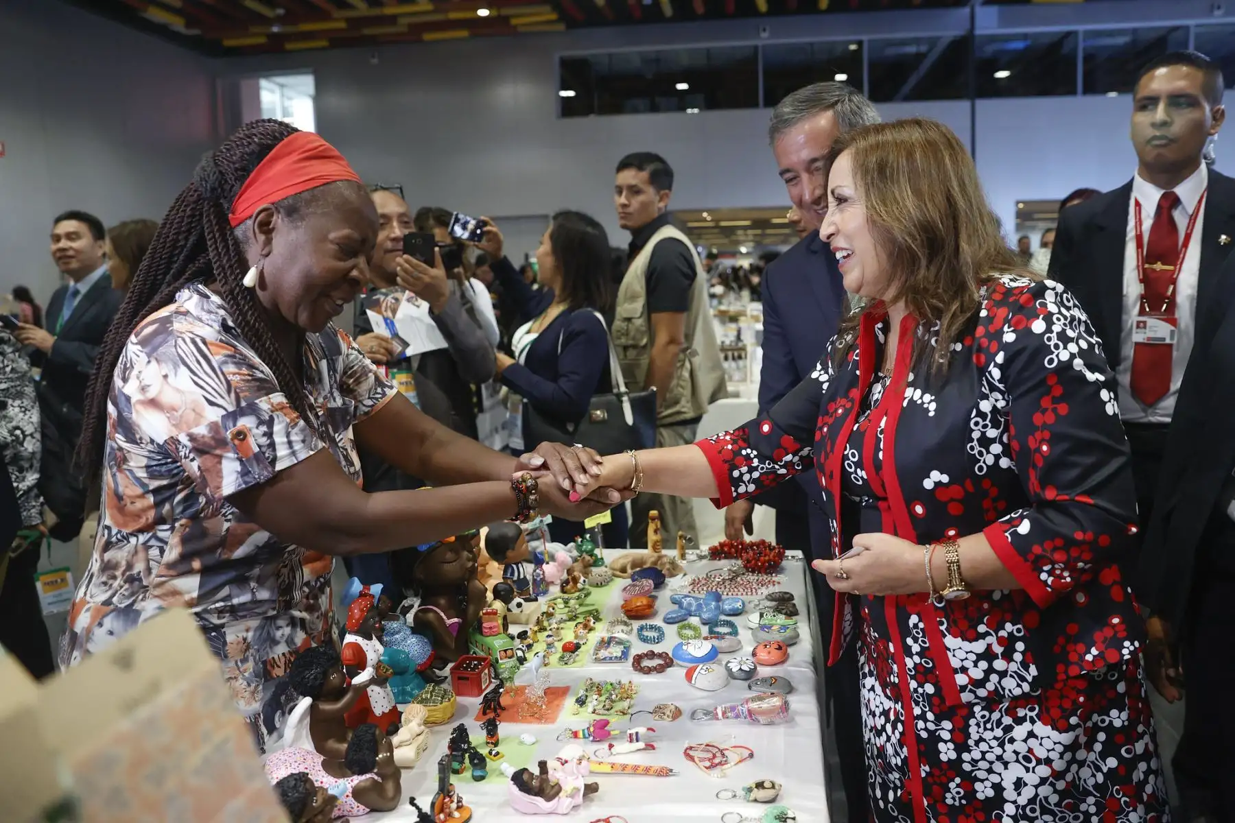 Presidenta Dina Boluarte inaugura la Semana de la Mype “Unidos ganamos todos”. Foto: ANDINA/Prensa Presidencia