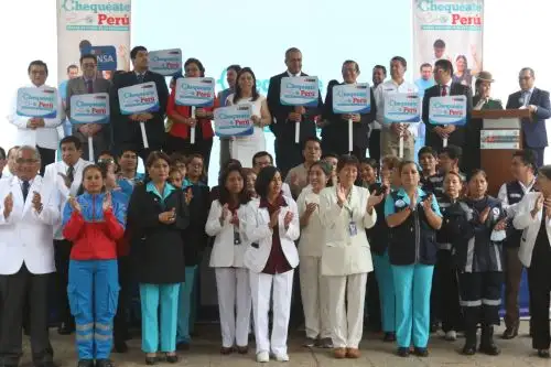 Ministra de Salud, Rosa Gutiérrez Palomino, destacó que el eje de su gestión es apostar por la prevención. ANDINA/Héctor Vinces