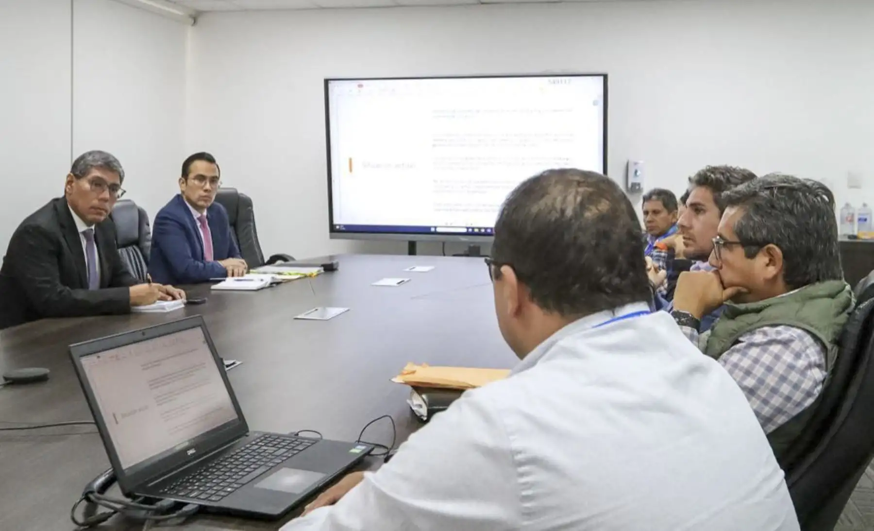 El nuevo presidente del Consejo Directivo de la Autoridad de Transporte Urbano (ATU) para Lima y Callao, José Aguilar Reátegui ofreció declaraciones a la prensa; luego de sostener reunión con los representantes de los corredores.
Foto: ANDINA/ATU