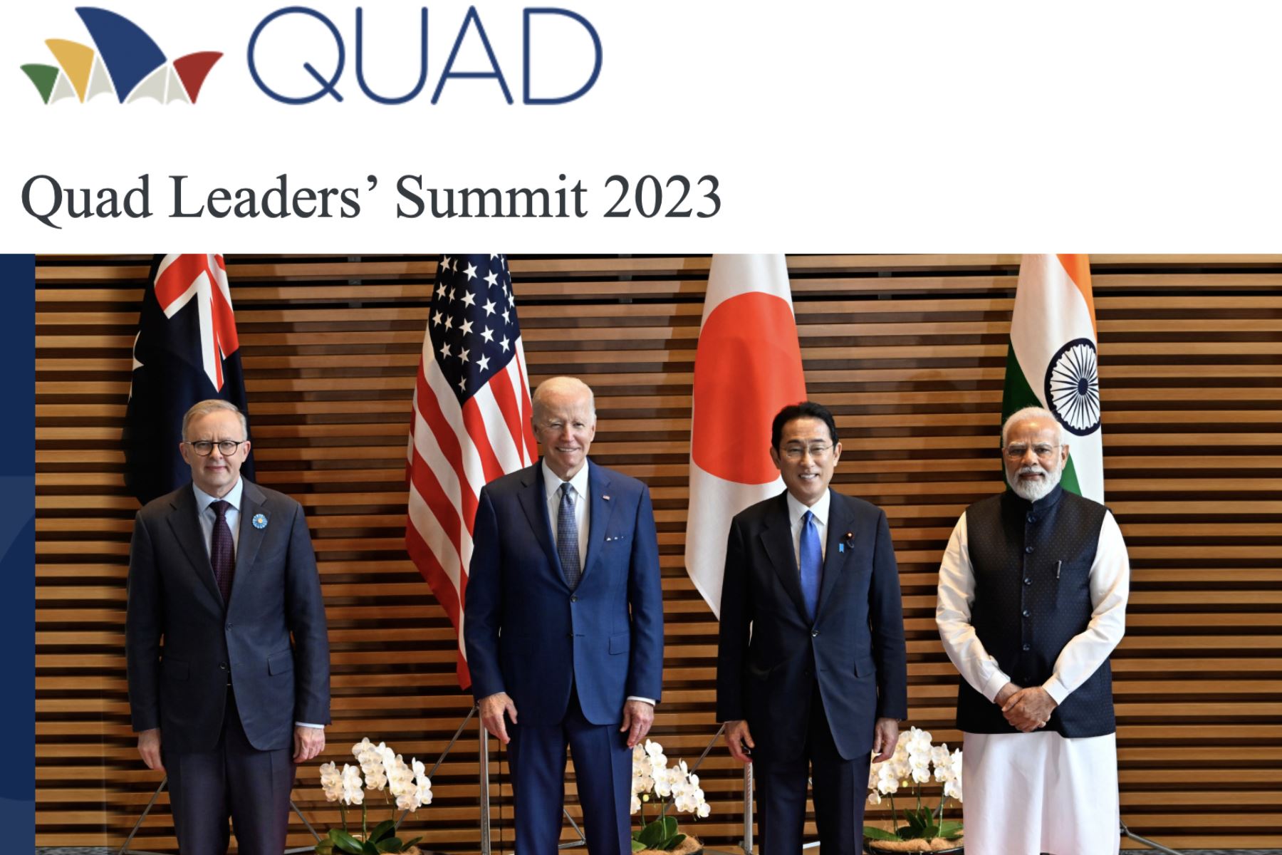Australia canceló la cumbre de seguridad de los líderes del Quad, que debía celebrarse la próxima semana. Foto: Internet