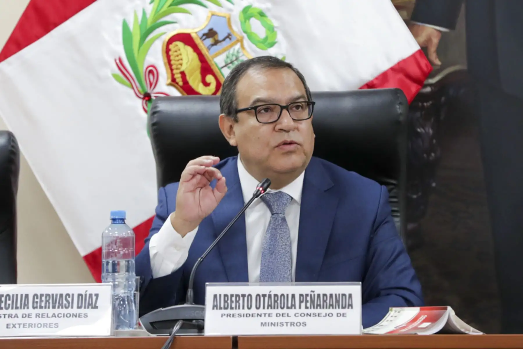 Presidente del Consejo de Ministros Alberto Otárola se presenta ante Comisión de Constitución del Congreso de la República.

Foto: ANDINA/PCM