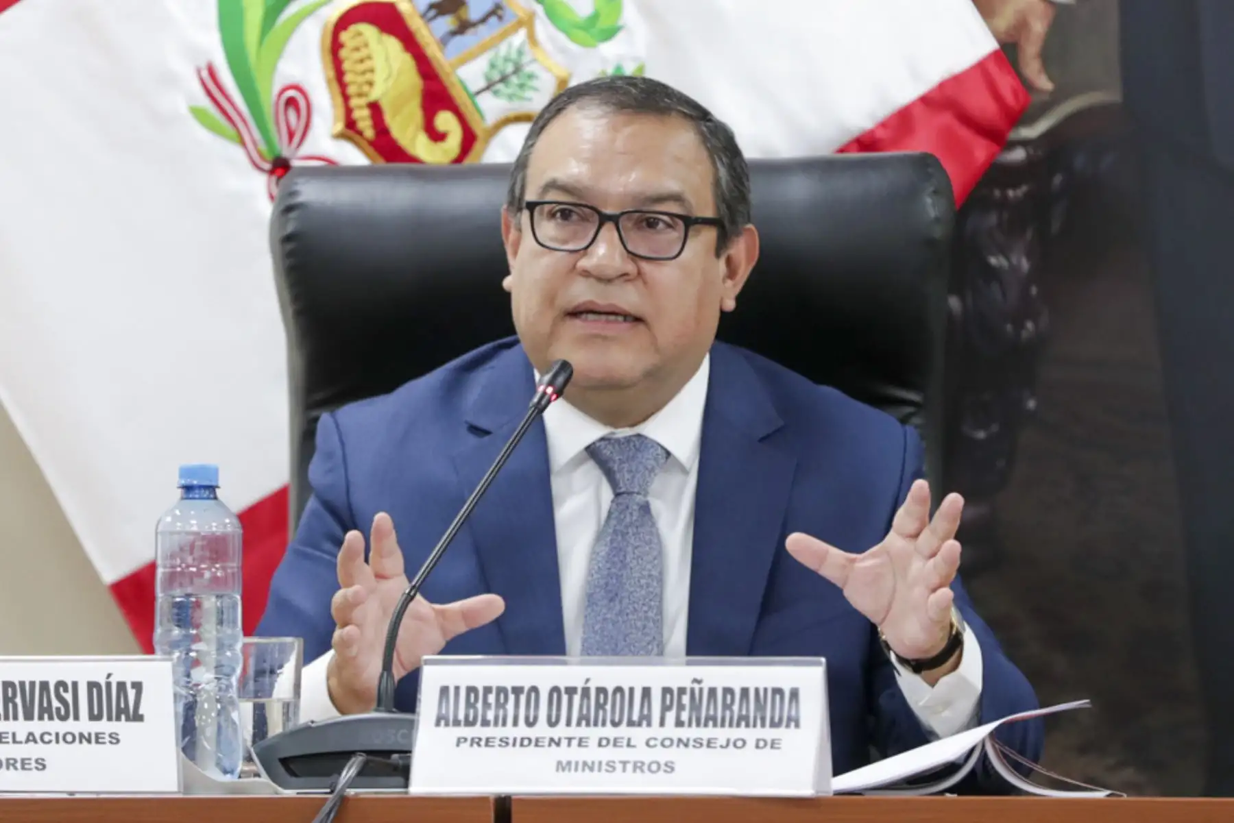 Presidente del Consejo de Ministros Alberto Otárola se presenta ante Comisión de Constitución del Congreso de la República.

Foto: ANDINA/PCM