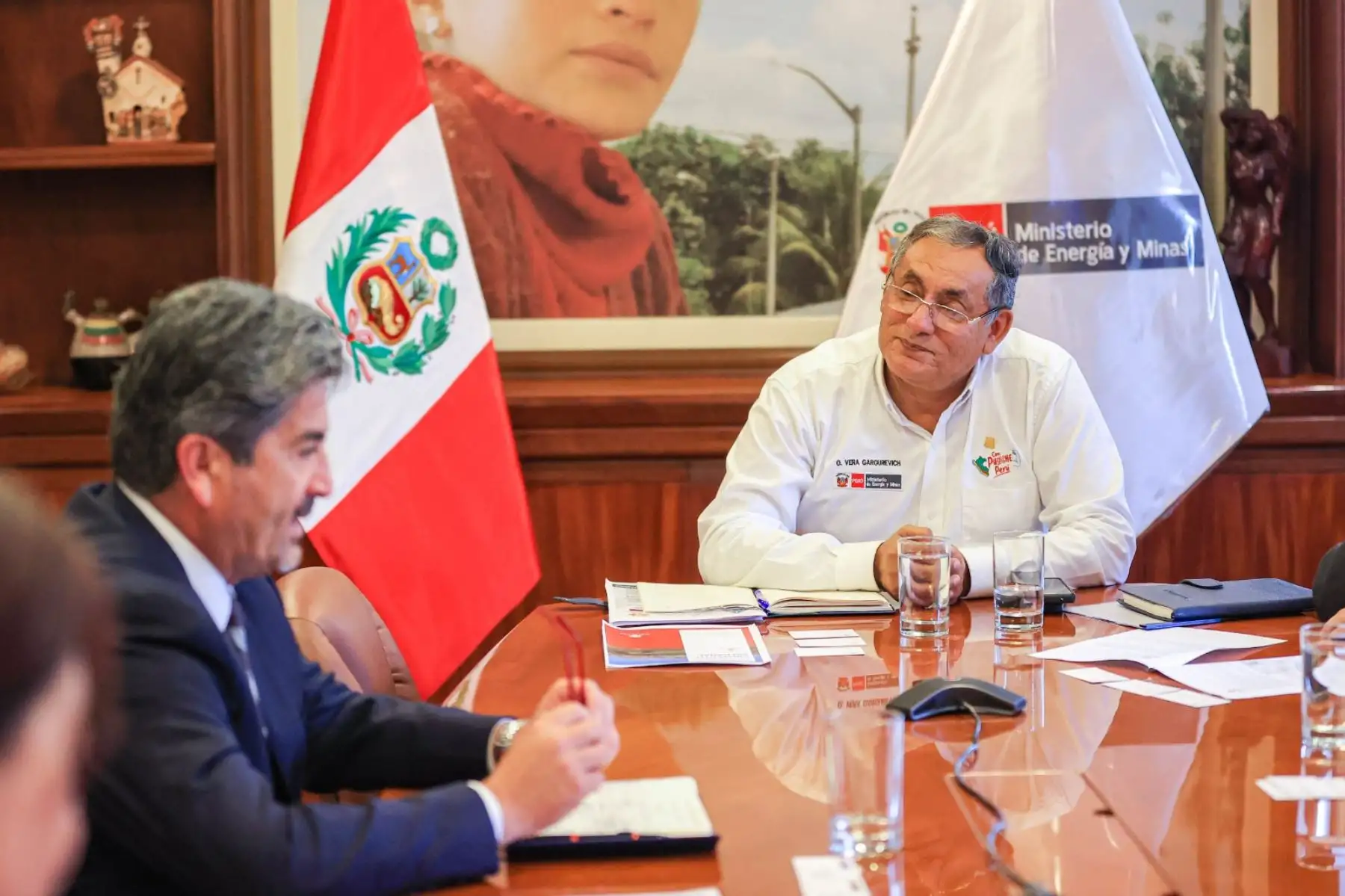 Reunión en Ministerio de Energía y Minas