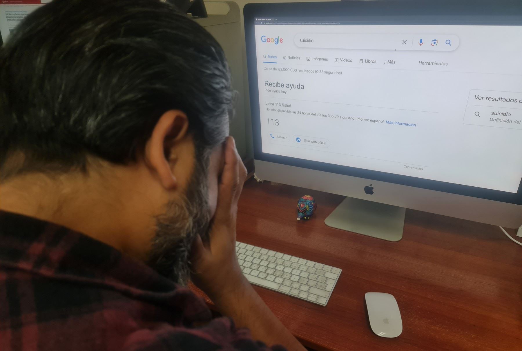 Los usuarios peruanos que consulten el buscador de Google sobre temas que evidencien vulnerabilidad en su salud mental recibirán una notificación para recibir ayuda. Foto: ANDINA