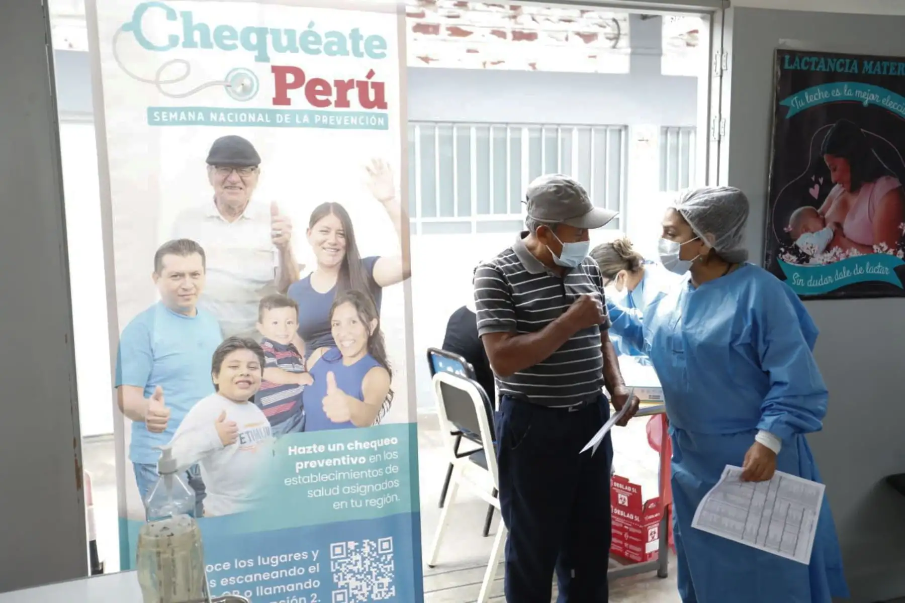 Público en general accede a diversos servicios como el de medicina general, vacuna contra la influenza, descarte de VIH, laboratorio, psicología, farmacia, entre otros. Foto: ANDINA/ Daniel Bracamonte