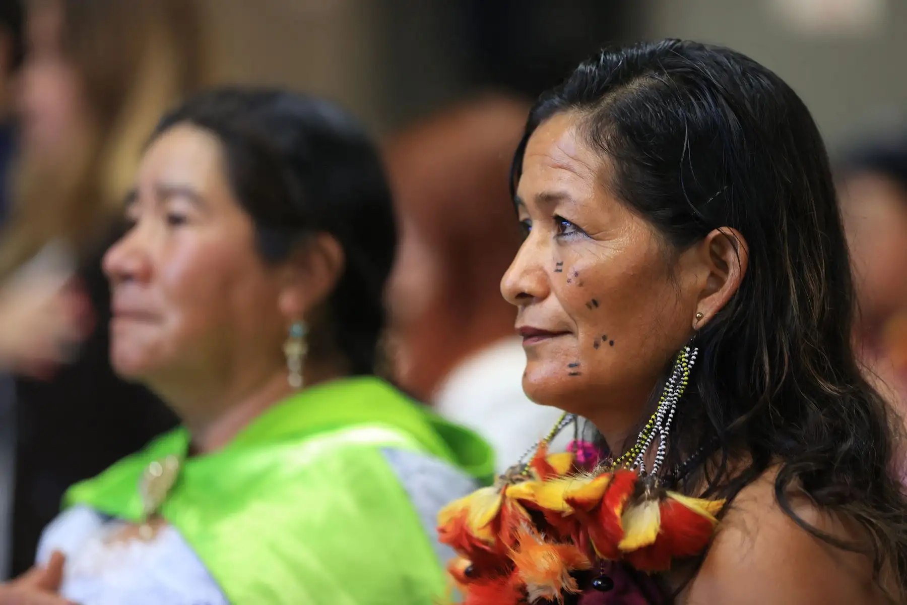 Presidenta Dina Boluarte, junto con la ministra de Cultura, participa en la conmemoración del Día Nacional de la Mujer Indígena u Originaria. Foto:Prensa Presidencia