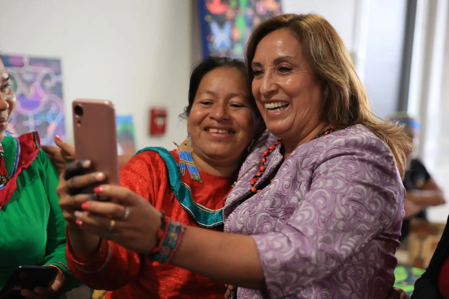 Presidenta Dina Boluarte, junto con la ministra de Cultura, participa en la conmemoración del Día Nacional de la Mujer Indígena u Originaria. Foto:Prensa Presidencia