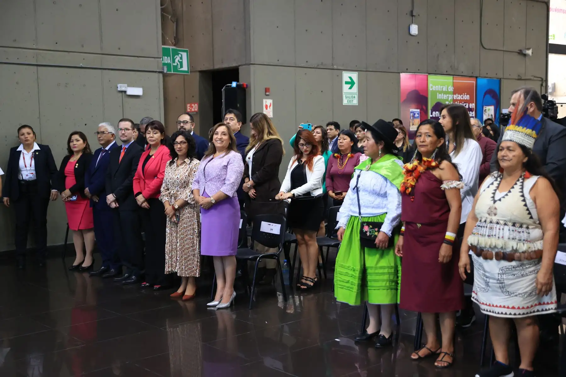 Presidenta Dina Boluarte, junto con la ministra de Cultura, participa en la conmemoración del Día Nacional de la Mujer Indígena u Originaria. Foto:Prensa Presidencia