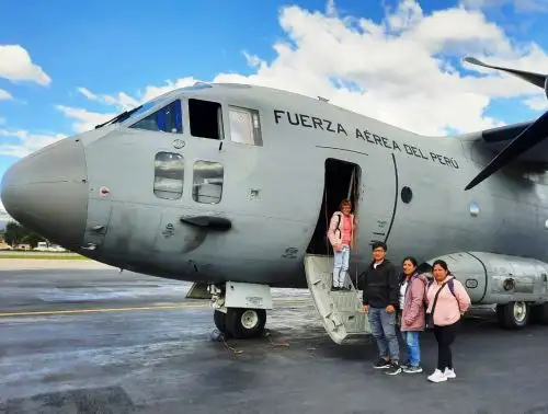 Cuatro pacientes oncológicos de Cajamarca fueron trasladados a Lima para continuar con su tratamiento gracias a un acuerdo entre la FAP y el Hospital Regional. ANDINA/Difusión