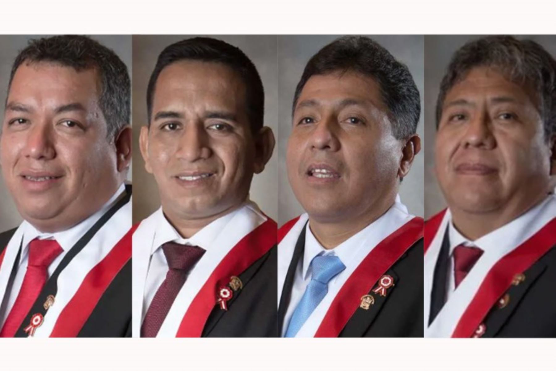 Raul Doroteo, Elvis Vergara, Jorge Flores y Darwin Espinoza