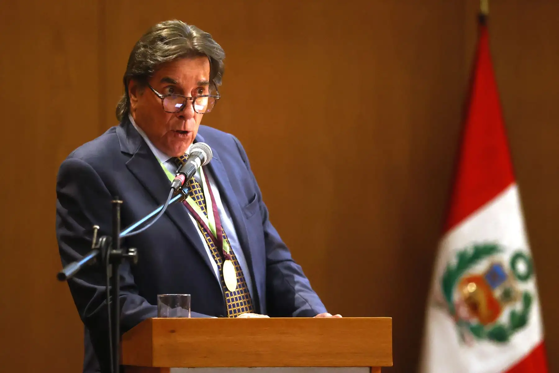 El catador y destilador Johnny Schuler preside la junta directiva 2023-2025 de la Academia Peruana del Pisco. Foto: ANDINA/Vidal Tarqui.