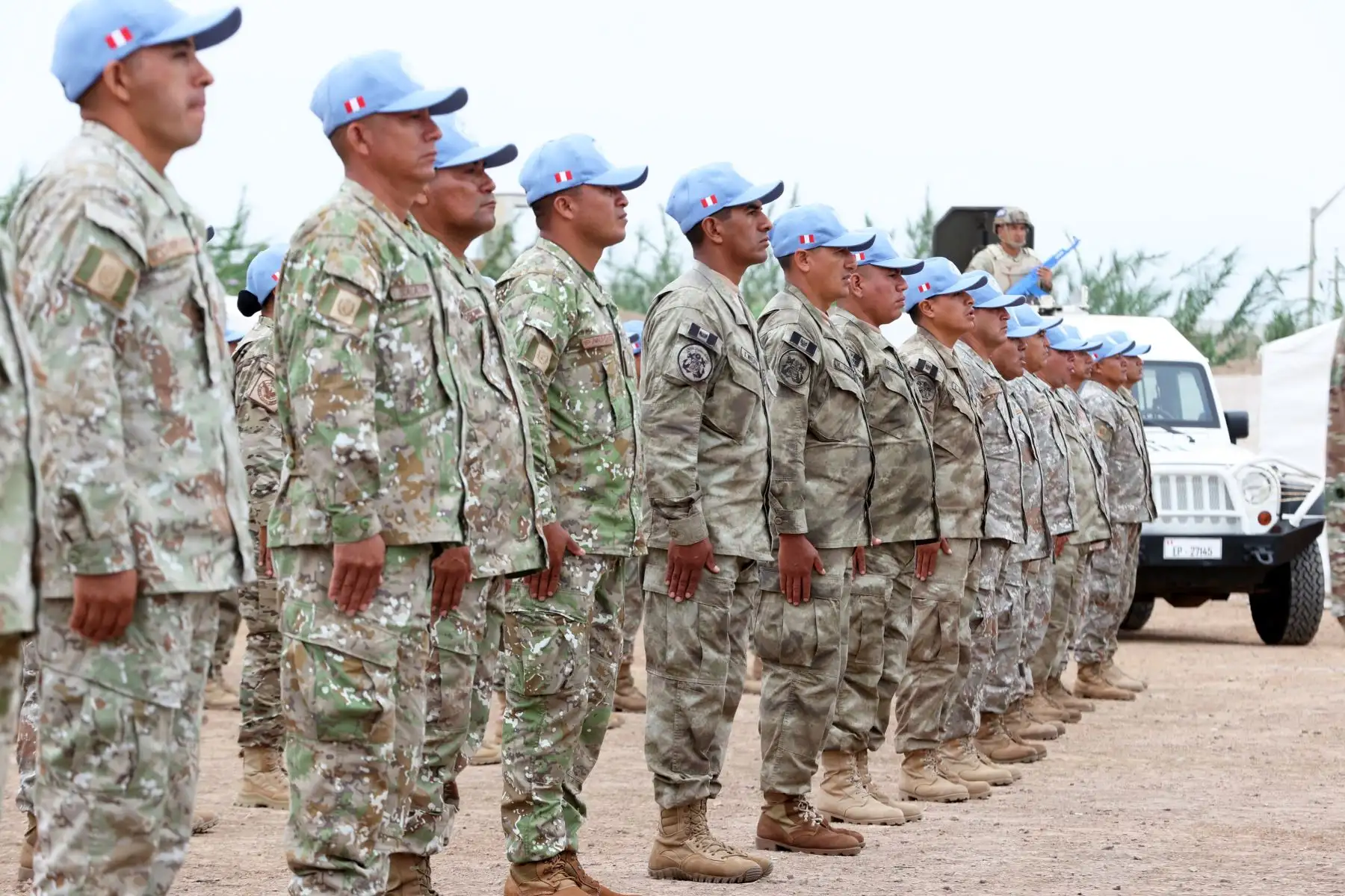 258 efectivos militares los que han culminado con éxito el curso de Predespliegue. De ellos, 39 son mujeres, destacó el ministro de Defensa. Foto: ANDINA/Difusión