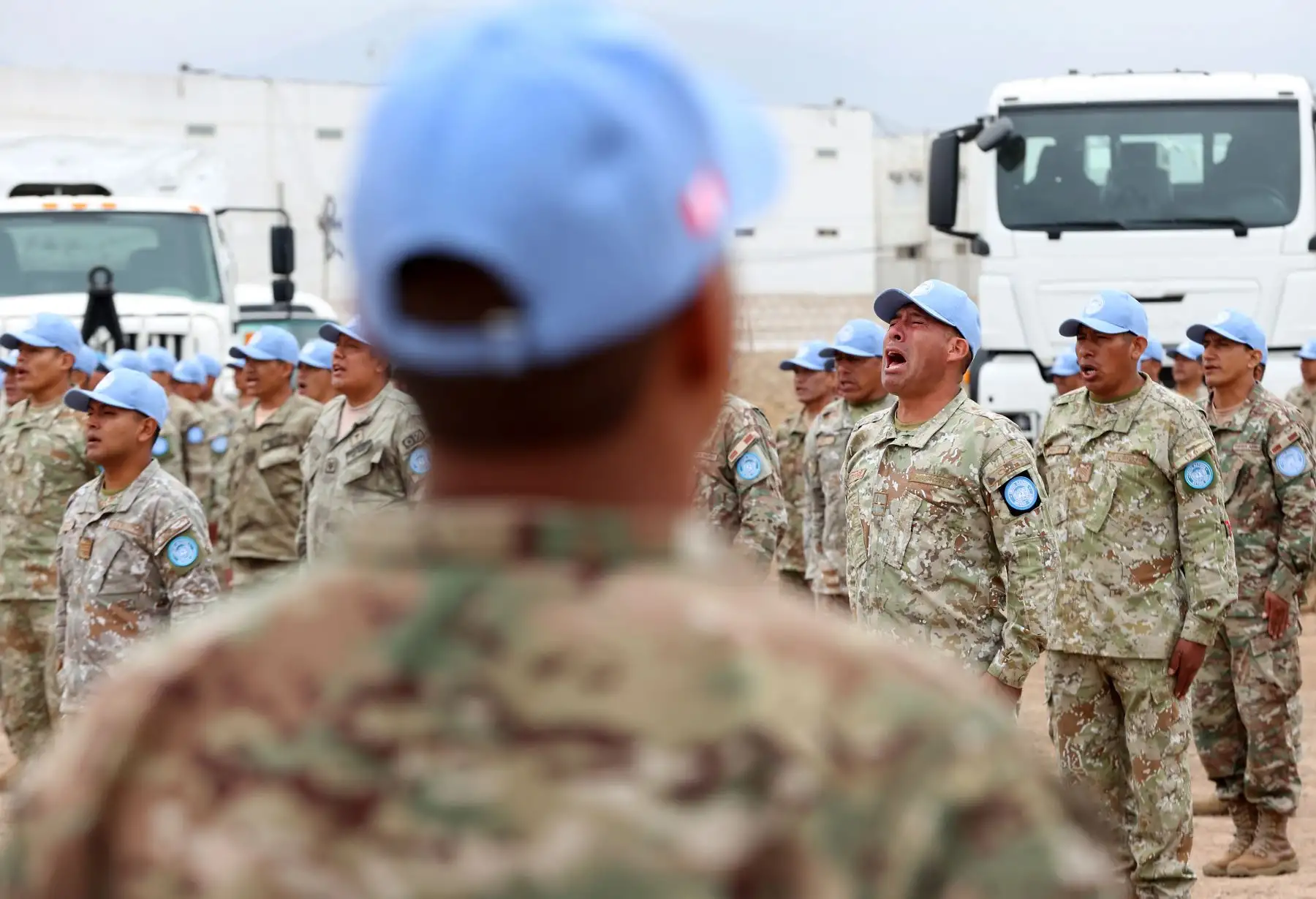 258 efectivos militares los que han culminado con éxito el curso de Predespliegue. De ellos, 39 son mujeres, destacó el ministro de Defensa. Foto: ANDINA/Difusión