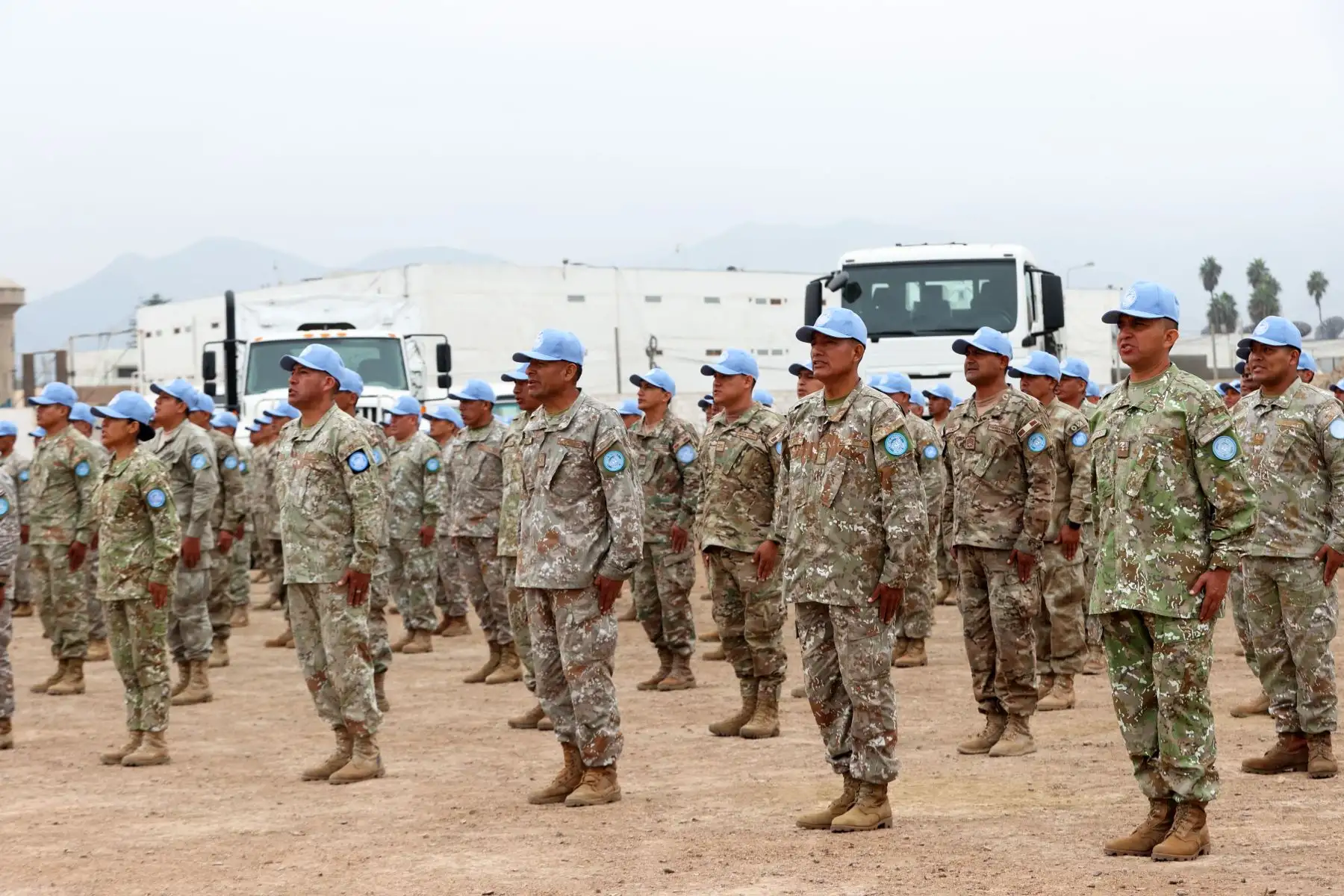 258 efectivos militares los que han culminado con éxito el curso de Predespliegue. De ellos, 39 son mujeres, destacó el ministro de Defensa. Foto: ANDINA/Difusión