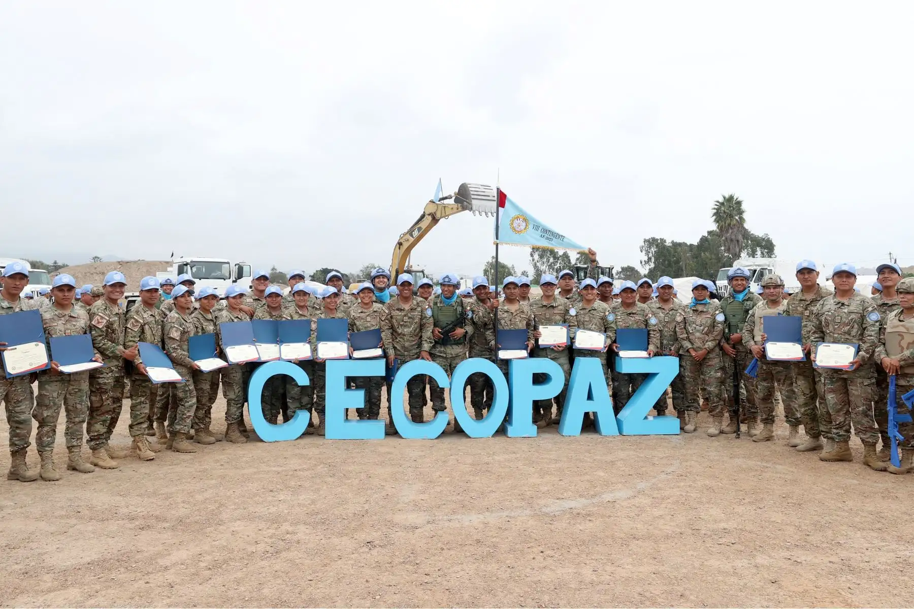 258 efectivos militares los que han culminado con éxito el curso de Predespliegue. De ellos, 39 son mujeres, destacó el ministro de Defensa. Foto: ANDINA/Difusión