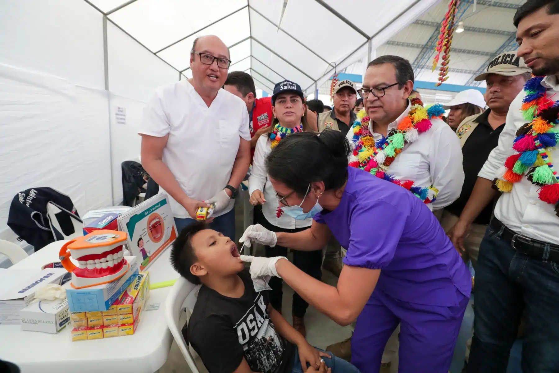 El presidente del Consejo de Ministros, Alberto Otárola, anunció la mejora de puestos de salud para la ciudad de Yurimaguas (Loreto). Foto:ANDINA/ PCM