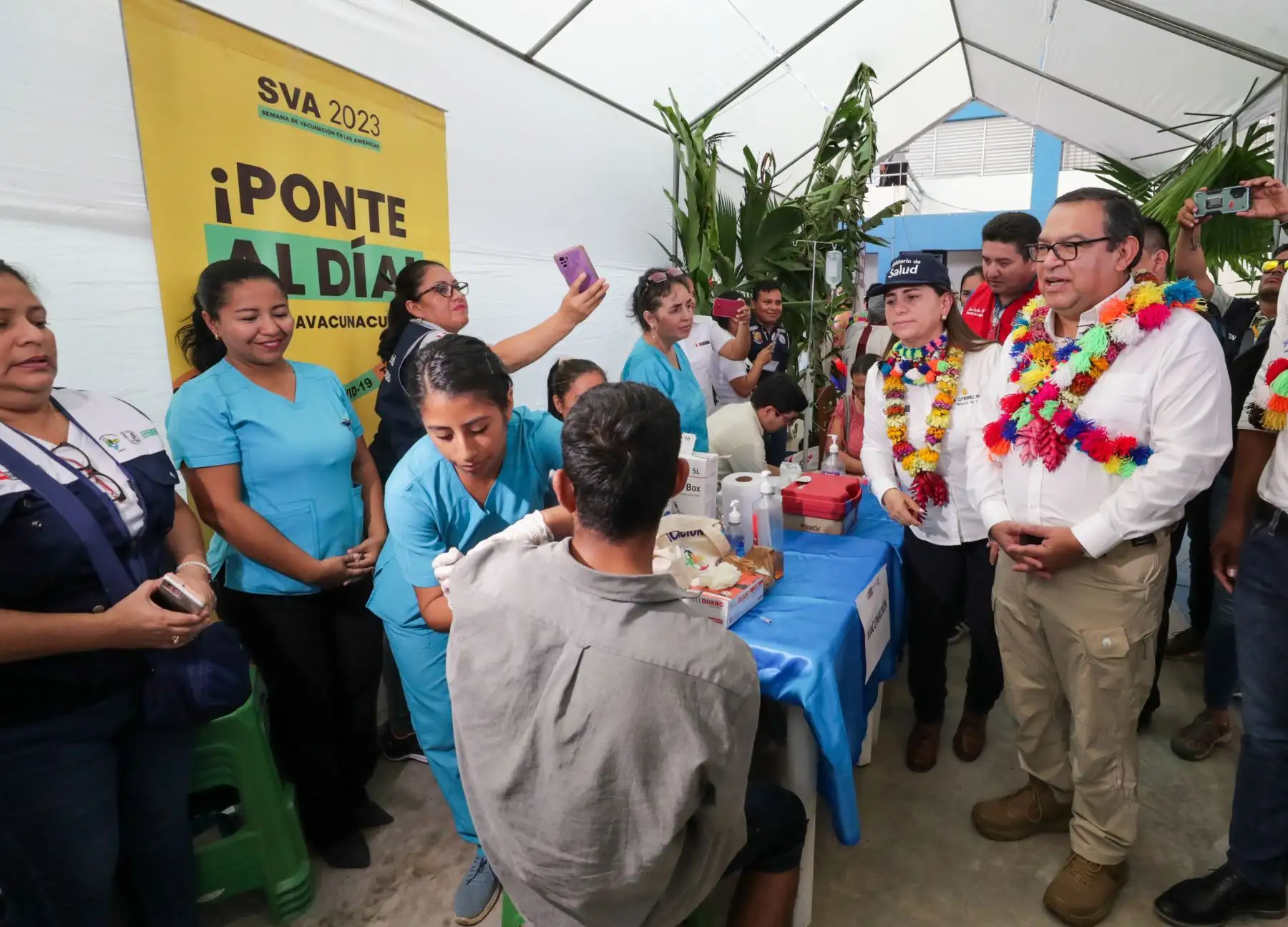 El presidente del Consejo de Ministros, Alberto Otárola, anunció la mejora de puestos de salud para la ciudad de Yurimaguas (Loreto). Foto:ANDINA/ PCM