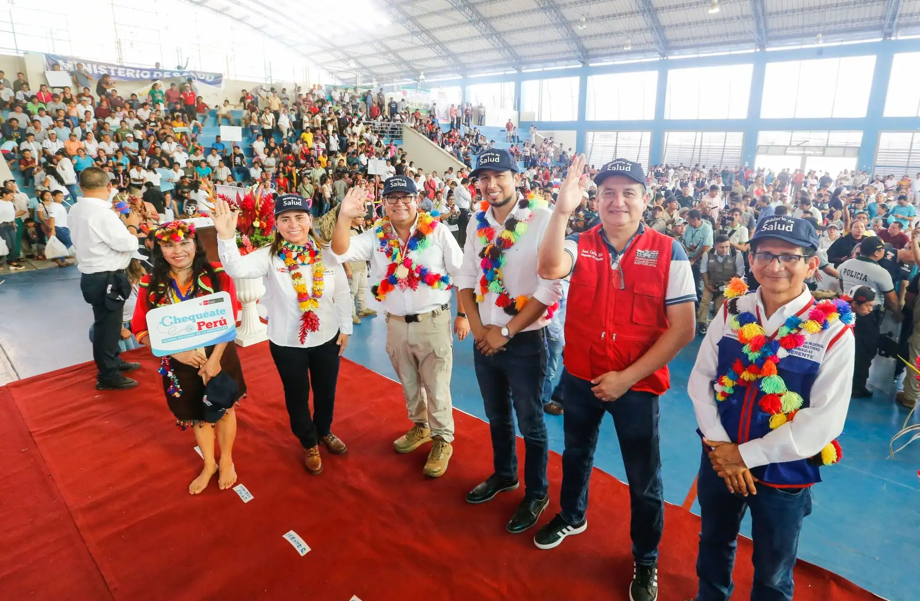 Ministra de salud Rosa Gutiérrez realiza actividades en la provincia de Yurimaguas, región Loreto 
Foto: ANDINA/Difusión