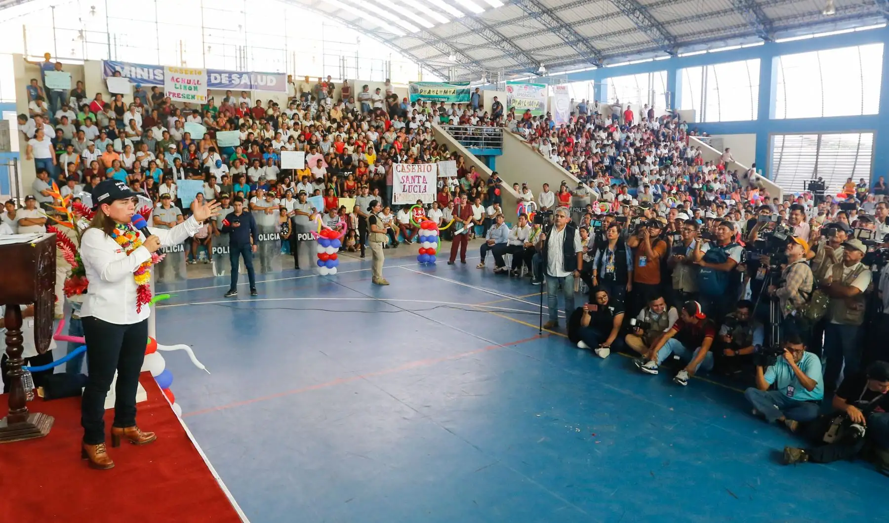 Ministra de salud Rosa Gutiérrez realiza actividades en la provincia de Yurimaguas, región Loreto 
Foto: ANDINA/Difusión