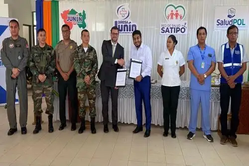 Junín: SaludPol suscribe convenio con Gobierno Regional en beneficio de familia policial
