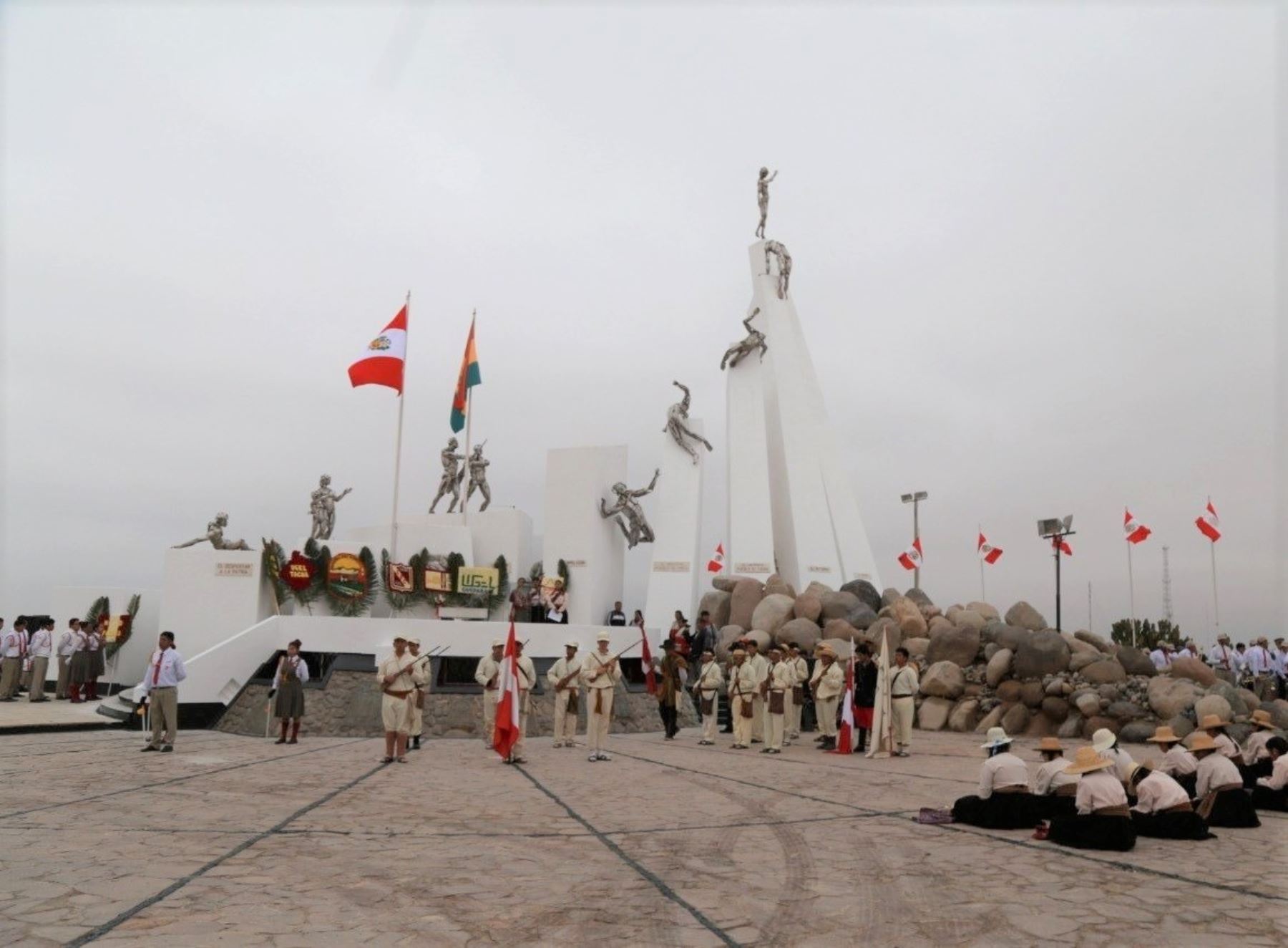 Tacna rendirá homenaje a los héroes de la batalla del Campo de la Alianza.al conmemorarse este 26 de mayo su 143 aniversario. La batalla se libró en el marco de la Guerra del Pacífico que libraron Perú, Chile y Bolivia. ANDINA/Difusión