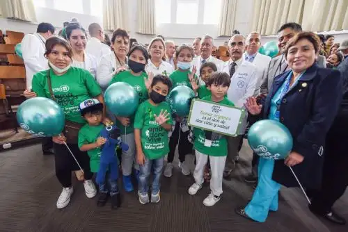 INSN San Borja: 47 niños agradecen a donantes por una segunda oportunidad de vida . Foto: ANDINA/Difusión.