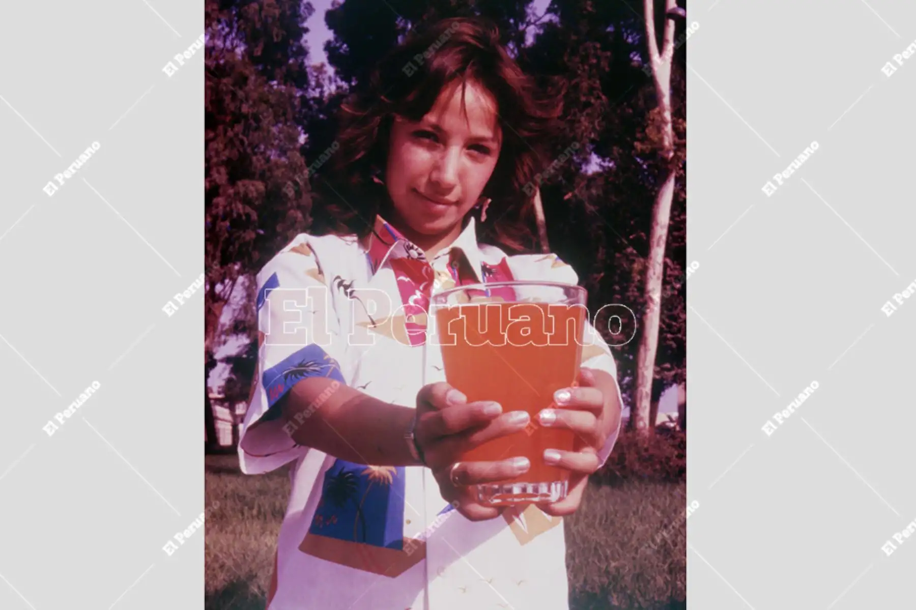 Lima - 20 marzo 1987 / La cantante Princesita Mily, vocalista del grupo Halley. Foto: Archivo Histórico de El Peruano
