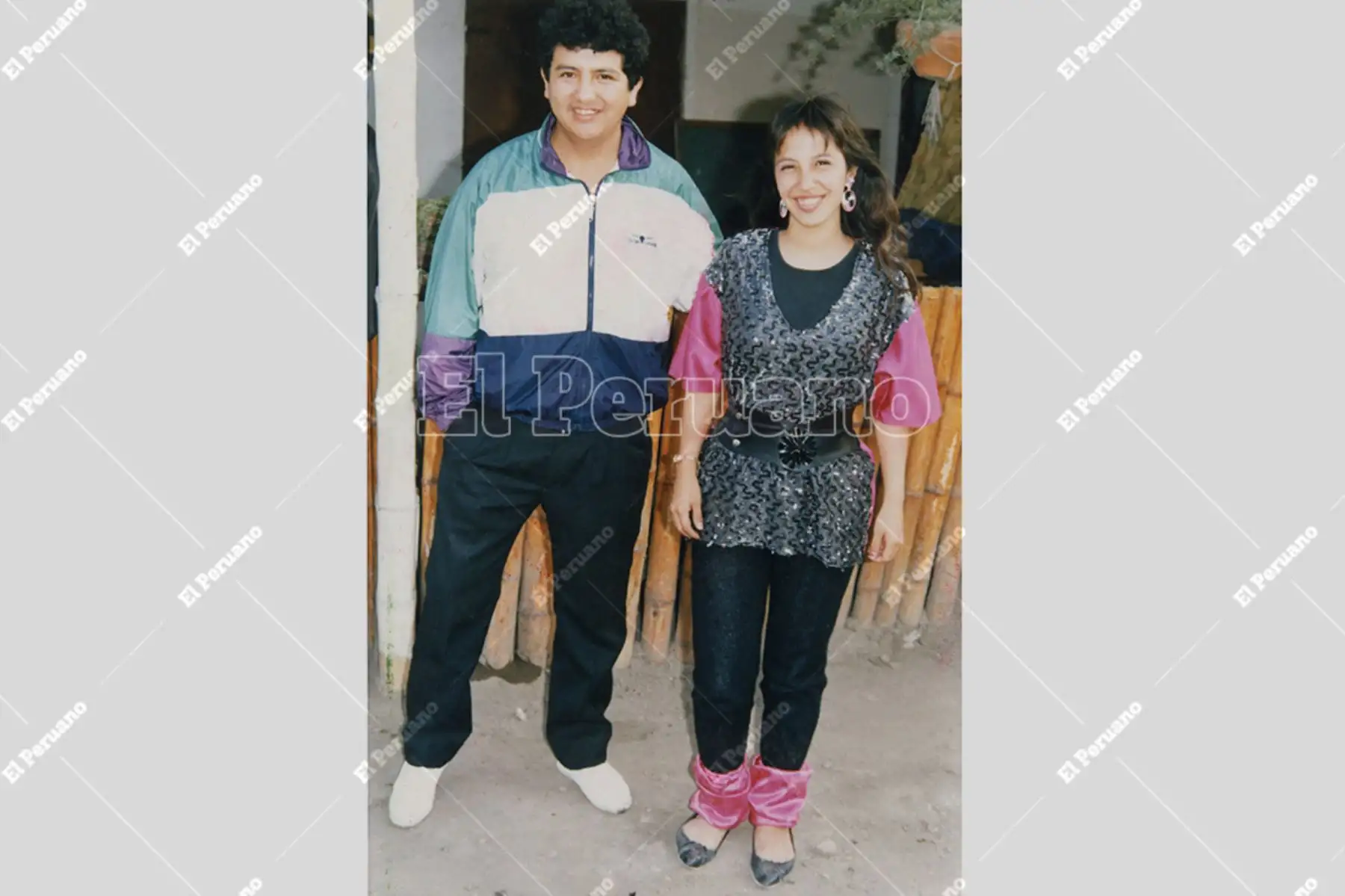 Lima - década 90  / La cantante Milagros Soto, más conocida como Princesita Mily, figura y vocalista del grupo de cumbia Pintura Roja. Foto: Archivo Histórico de El Peruano