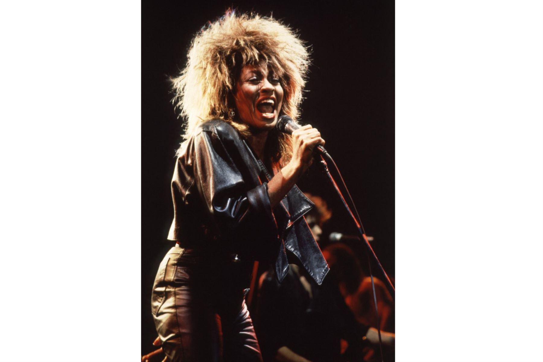 Concierto de Tina Turner en Inglaterra en marzo de 1985. Foto: AFP