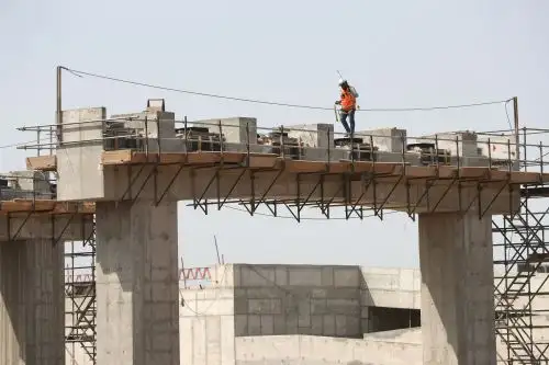 Construcción de infraestructura. ANDINA/Daniel Bracamonte