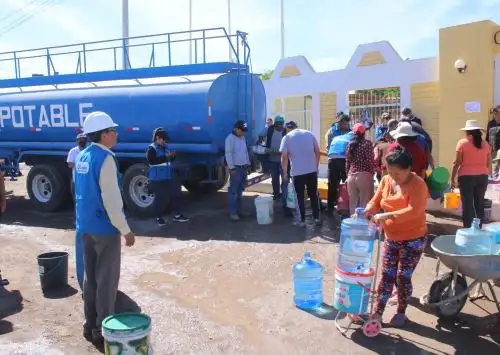 Tome sus precauciones. Varias zonas de tres distritos de la provincia de Chiclayo se verán afectadas por el corte del servicio de agua potable este domingo 1 de diciembre. ANDINA/Difusión