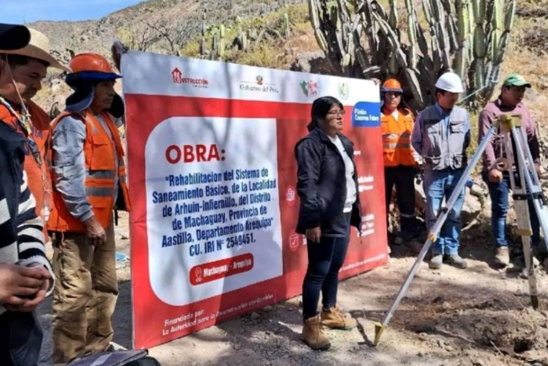 La obra está a cargo de la municipalidad distrital de Machaguay (Arequipa) y recibió el financiamiento de S/ 291,000. Foto: ARCC