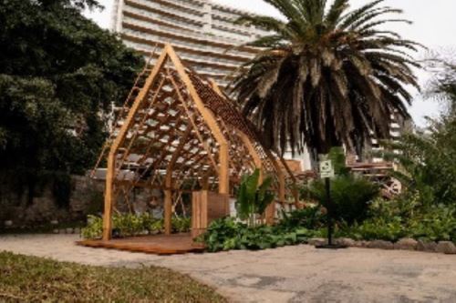 Casacor Perú 2023: SERFOR presente terraza de madera sostenible