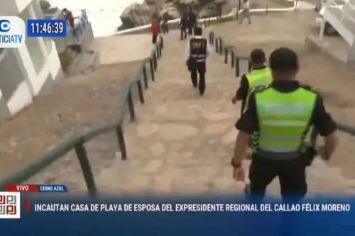 PJ incauta casa de playa de Rosmery Segura, esposa de exgobernador del Callao.