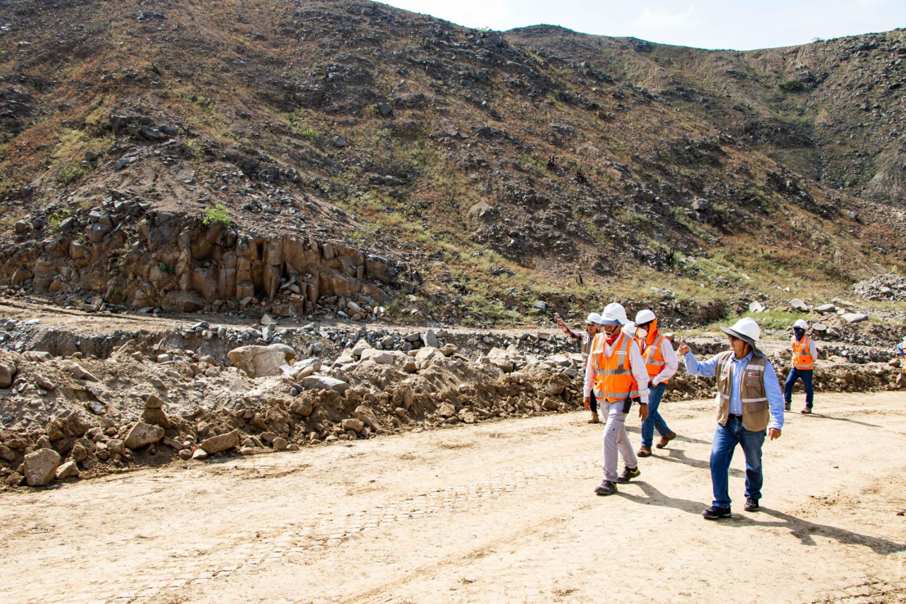 El seguimiento que se hace a los trabajos en la quebrada San Idelfonso se hace de acuerdo al Procedimiento Simplificado de Monitoreo Arqueológico. Foto: ANDINA/Cortesía Luis Puell