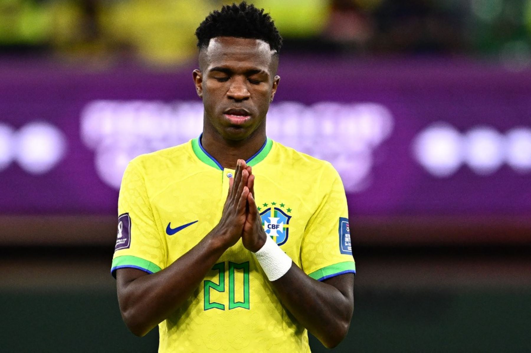 Vinicius Junior piloteará el ataque de la selección de Brasil en sus próximos dos amistosos ante Guinea y Senegal. Foto: AFP