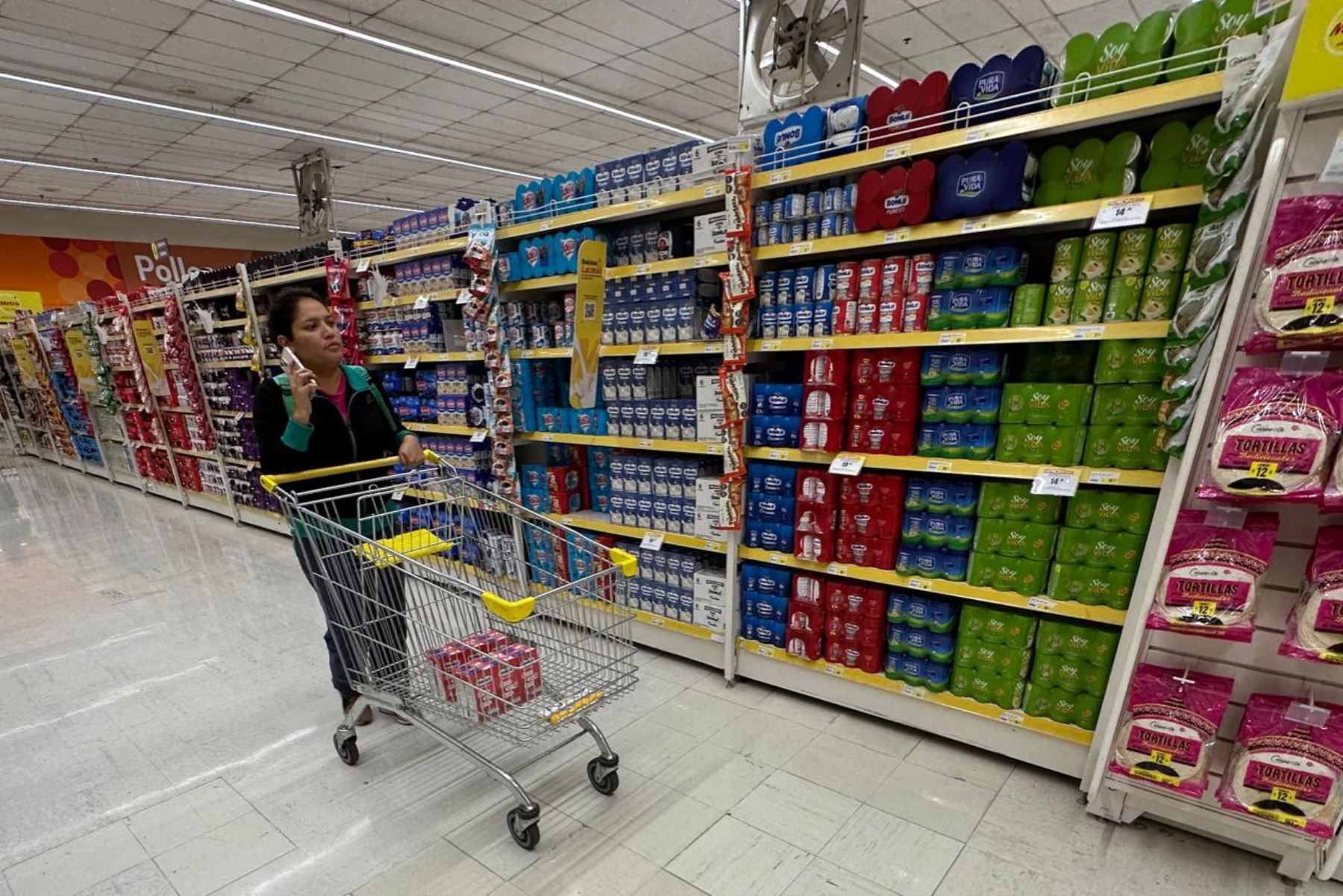 Los supermercados han logrado posicionarse como principal fuente de compra de alimentos de los limeños.ANDINA/Ricardo Cuba