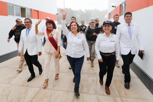 Presidenta Dina Boluarte participa en inauguración del nuevo Hospital Regional de Cañete
